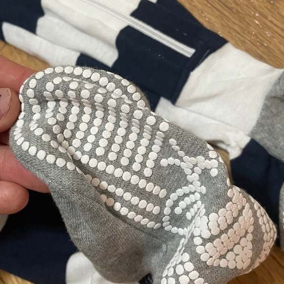 Burt's Bees Baby 24M Striped Foot Pajamas Snug Fit Organic Cotton Sleepwear NWT - Picture 5 of 6